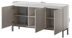 Komoda trzydrzwiowa Bemmi 150 cm kaszmir