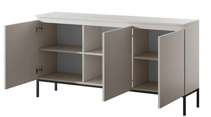 Komoda trzydrzwiowa Bemmi 150 cm kaszmir