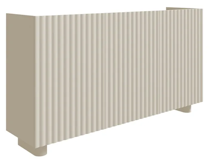 Komoda trzydrzwiowa Fiorra 144 cm kaszmir