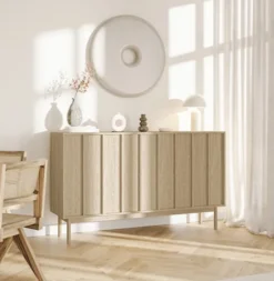 Komoda trzydrzwiowa Neksto 150 cm Dąb olejowany