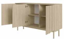 Komoda trzydrzwiowa Neksto 150 cm Dąb olejowany