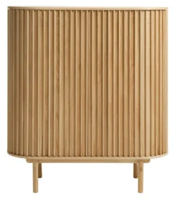 Komoda wysoka Yoffers 125 cm dąb