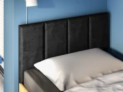 Łóżko młodzieżowe Colt ze stelażem i szufladą 90/200 cm dąb craft/czarny