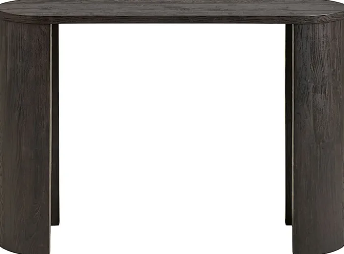 Konsola Bibione 114 cm ciemnobrązowa