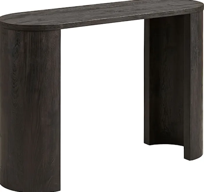 Konsola Bibione 114 cm ciemnobrązowa