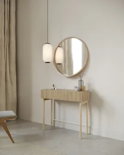 Konsola Nolie z szufladą i nóżkami 90 cm Dąb Olejowany