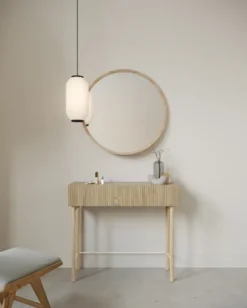 Konsola Nolie z szufladą i nóżkami 90 cm Dąb Olejowany