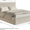 Łóżko tapicerowane 160x200 cm Softie ciemnozielone welur hydrofobowy