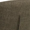 Krzesło tapicerowane z podłokietnikami Prone ciemnozielone