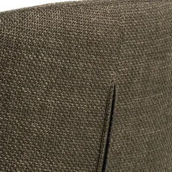 Krzesło tapicerowane z podłokietnikami Prone ciemnozielone