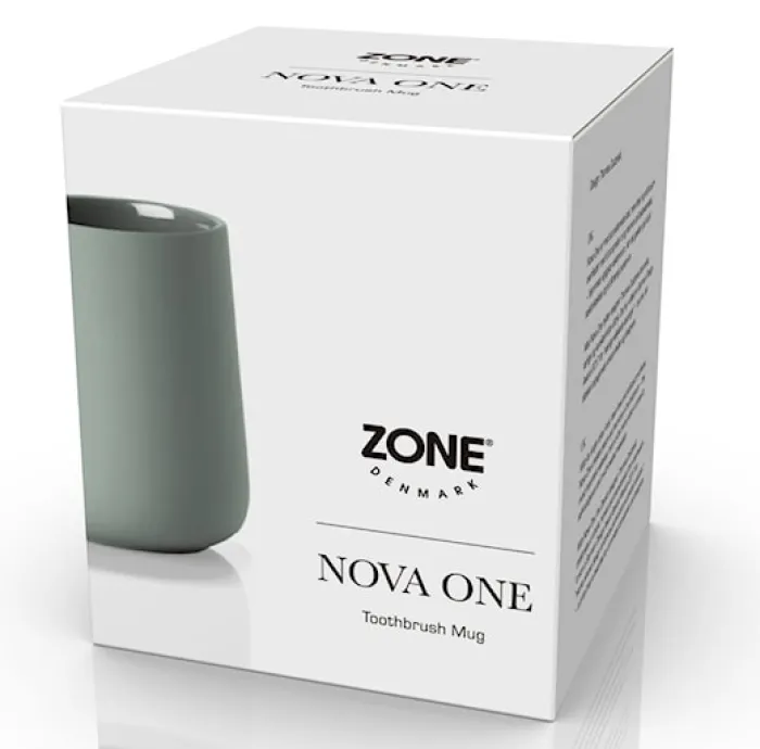 Kubek na szczoteczki do zębów Nova One zielony