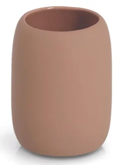 Kubek na szczoteczki do zębów Omettes brudny róż