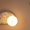Lampa ścienna Abbeville 13 cm szara lastryko