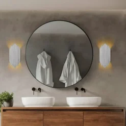 Lampa ścienna Bolines 50 cm chromowana