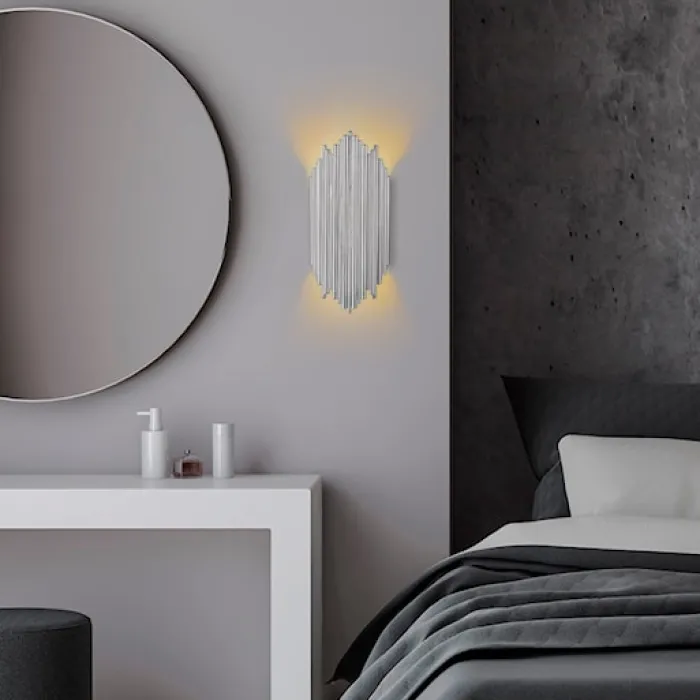 Lampa ścienna Bolines 50 cm chromowana