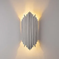 Lampa ścienna Bolines 50 cm chromowana