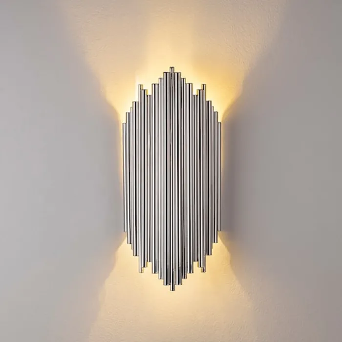 Lampa ścienna Bolines 50 cm chromowana