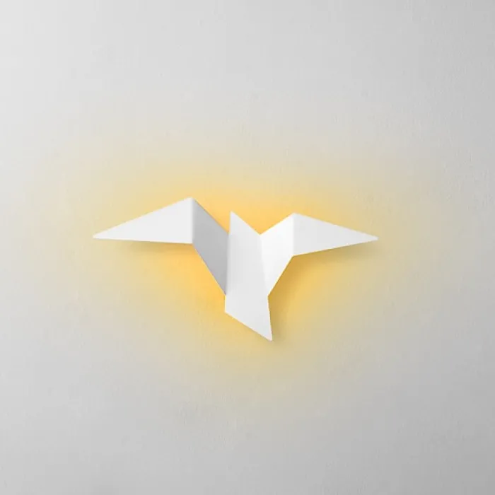 Lampa ścienna Denched 31 cm biała