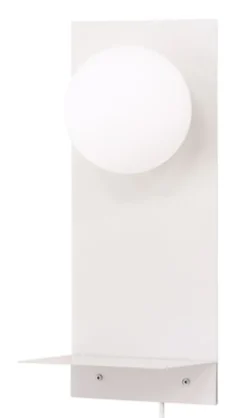 Lampa ścienna Troyes 45 cm kremowa