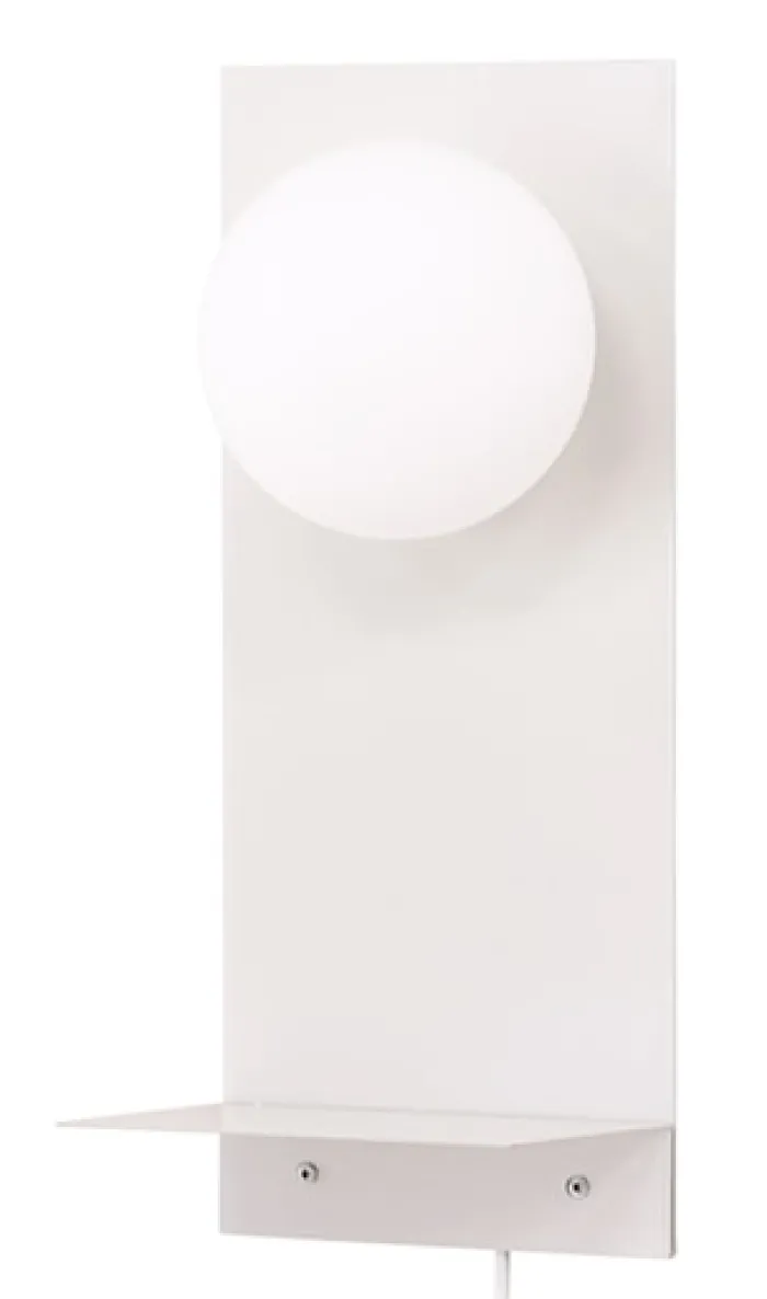 Lampa ścienna Troyes 45 cm kremowa