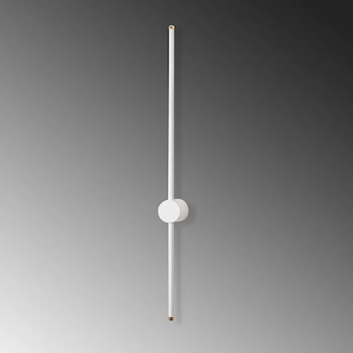Lampa ścienna Walriefle 91 cm biała