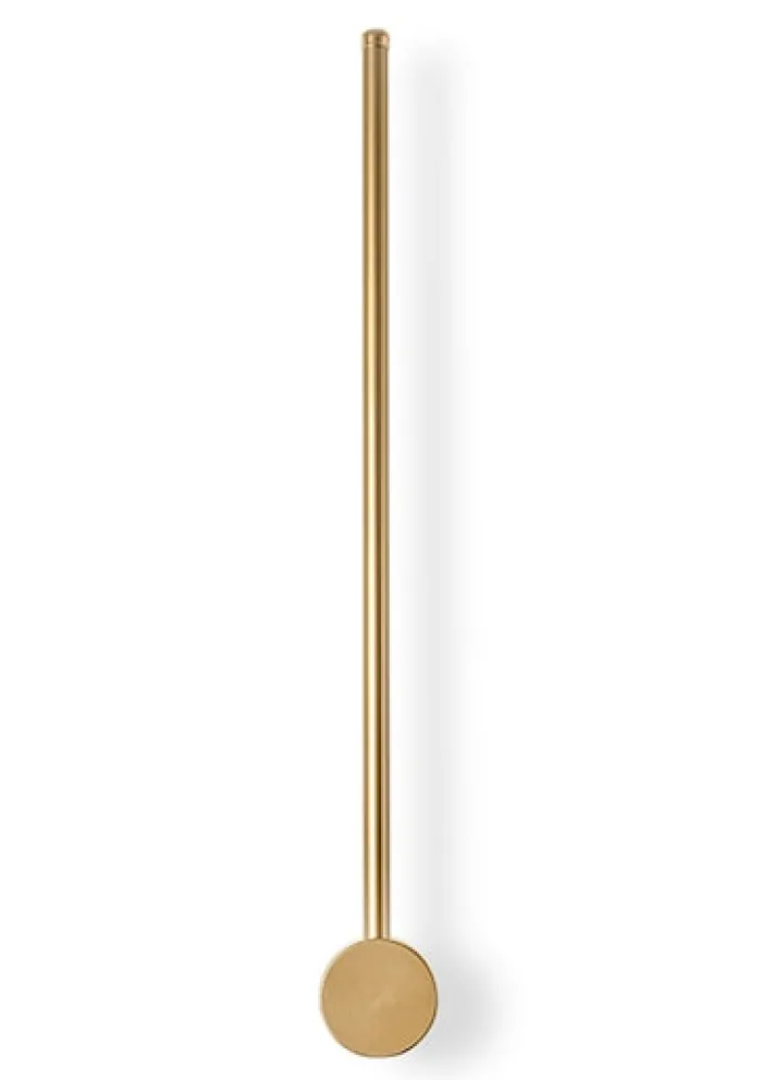 Lampa ścienna Walriefle 62 cm złota