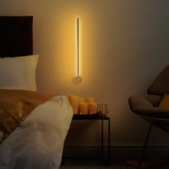 Lampa ścienna Walriefle 62 cm złota