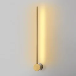 Lampa ścienna Walriefle 62 cm złota