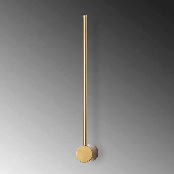 Lampa ścienna Walriefle 62 cm złota