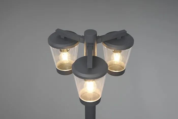 Lampa ogrodowa Cavado 220 cm antracytowa