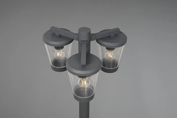 Lampa ogrodowa Cavado 220 cm antracytowa