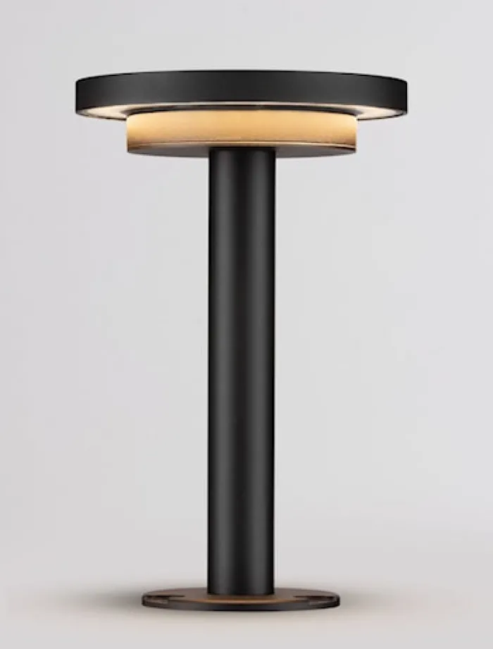 Lampa ogrodowa Ceyelly LED 24 cm czarna