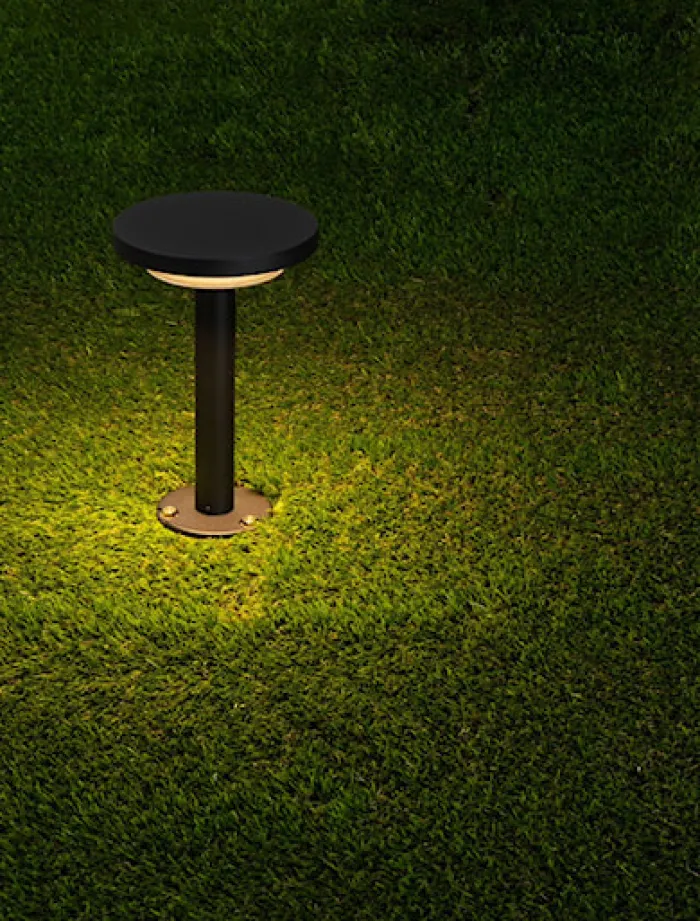 Lampa ogrodowa Ceyelly LED 24 cm czarna