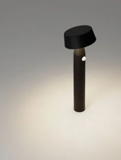 Lampa ogrodowa Choope LED solarna czarna
