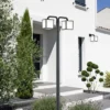 Lampa ogrodowa Cubango x2 200 cm antracytowa