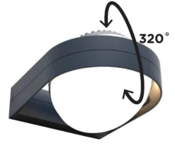 Lampa ogrodowa Fele LED antracytowa
