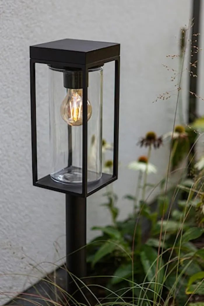 Lampa ogrodowa Flair LED solarna czarna