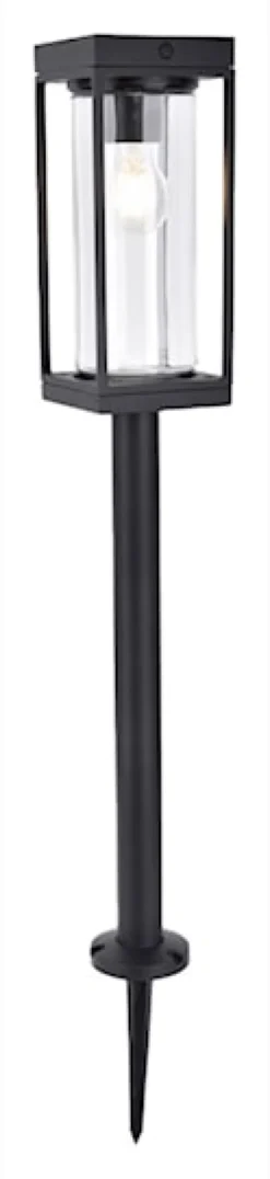 Lampa ogrodowa Flair LED solarna czarna