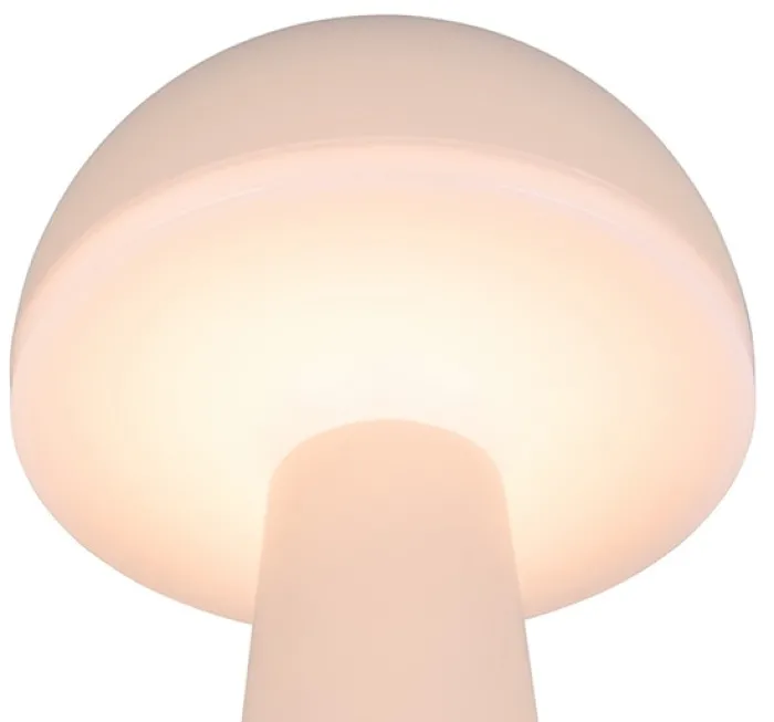 Lampa ogrodowa Fungo LED beżowa