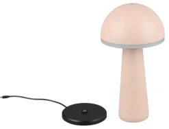 Lampa ogrodowa Fungo LED beżowa