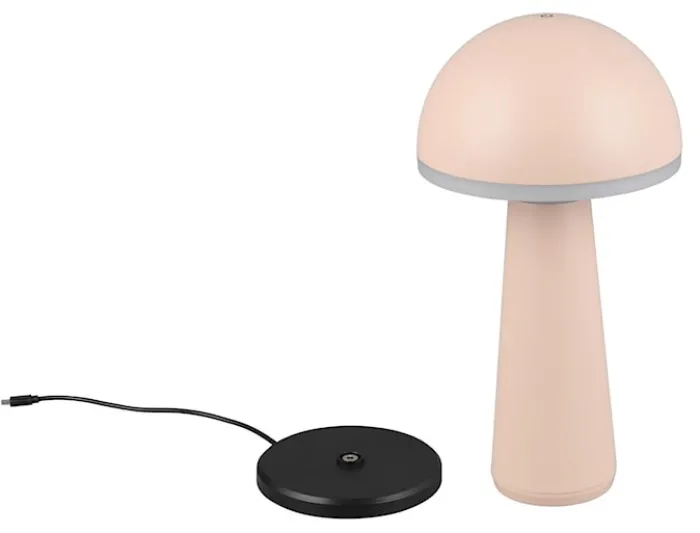 Lampa ogrodowa Fungo LED beżowa