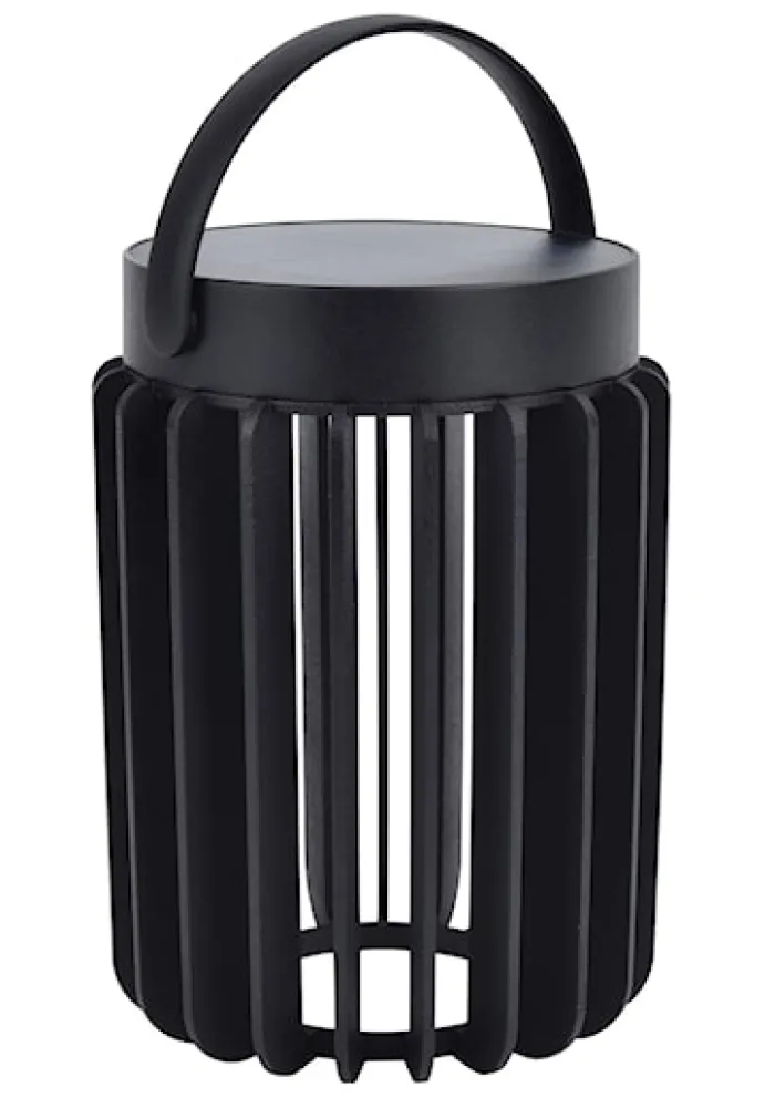 Lampa ogrodowa Kozy LED solarna czarna