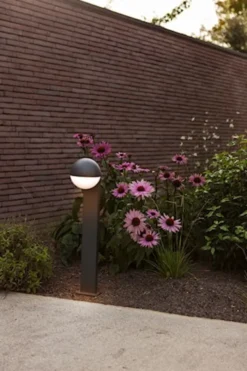 Lampa ogrodowa Looma szara
