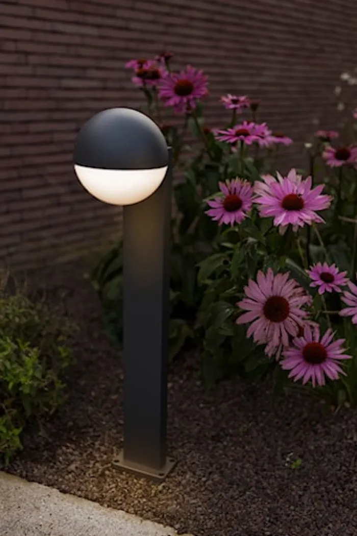Lampa ogrodowa Looma szara