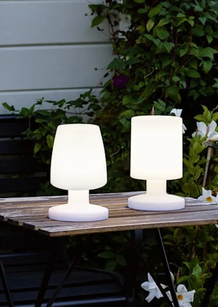 Lampa ogrodowa Lora LED biała