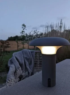 Lampa ogrodowa Miraeled LED szara