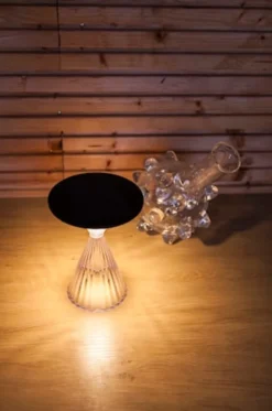 Lampa ogrodowa Miyi LED solarna czarna