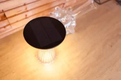 Lampa ogrodowa Miyi LED solarna czarna