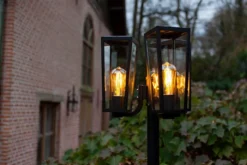Lampa ogrodowa Pine x3 czarna
