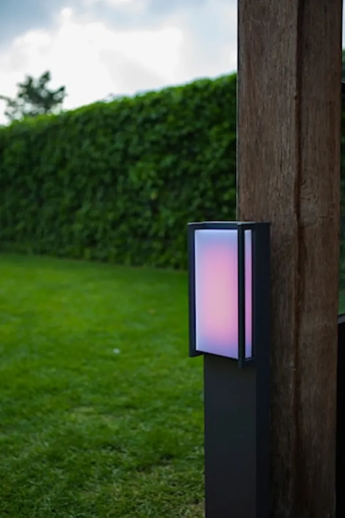 Lampa ogrodowa Qubo LED antracytowa